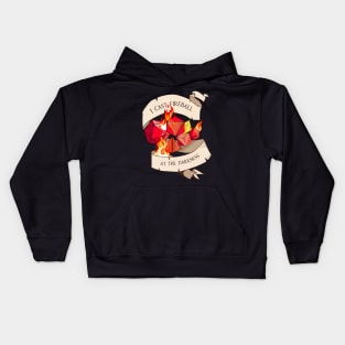 Tabletop RPG - Games Master - I Cast Fireball At The Darkness Kids Hoodie